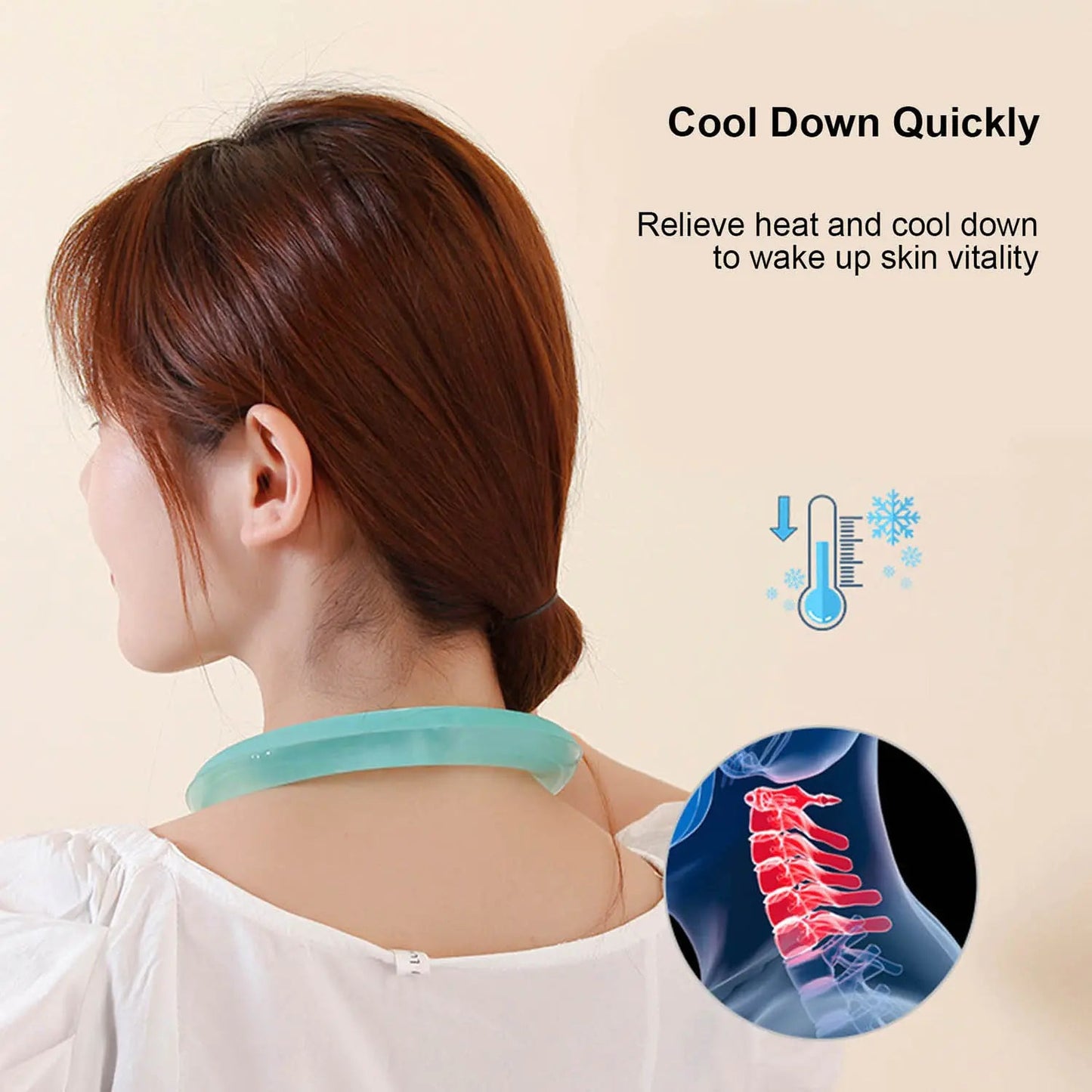 Ice Maker Cooling Tube Cooling Neck Wraps - Creovoxa