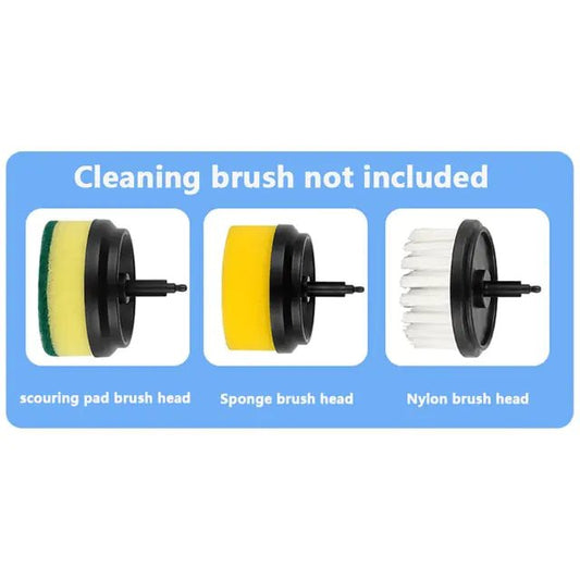 Electric Cleaning Brush 3 Brush Heads Cleaner Multifunctional - Creovoxa