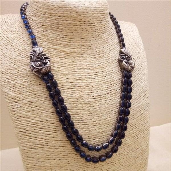 Peacock - cutstone Neckpiece - Creovoxa